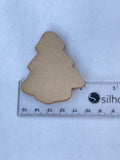CHRISTMAS CAKE TREE Acrylic Badge Reel Blank, Sets of 5, Clear Acrylic Blank, No Hole Acrylic Blank, Badge Reel Blank, Christmas Tree,