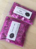 FUCHSIA 2MM Glitter, Pearlescent 2MM Hex Cut Glitter, Fluorescent Polyester Glitter, Solvent Resistant