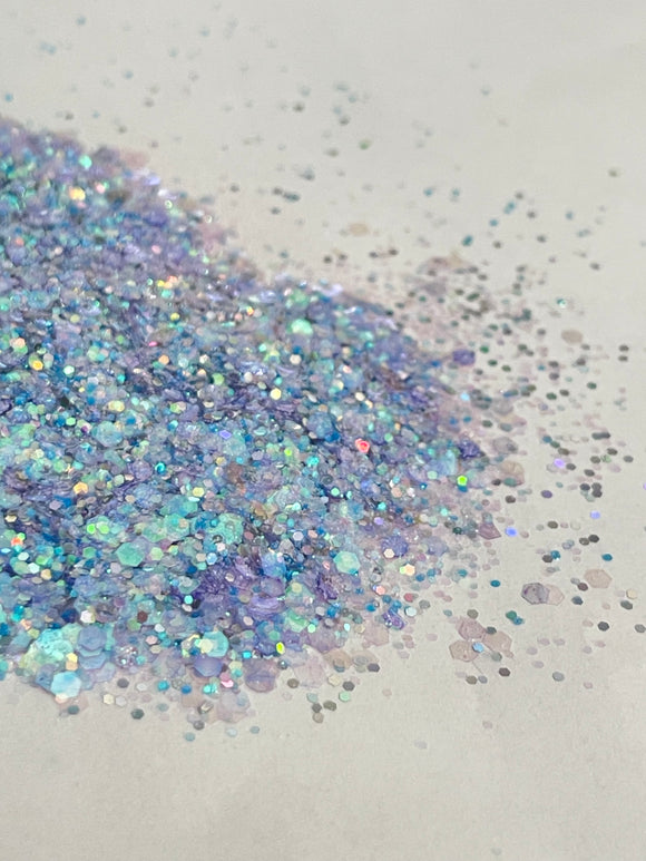 COTTON CANDY - Chunk Mix - Polyester Glitter - Solvent Resistant