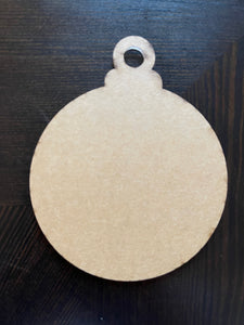 ORNAMENT ACRYLIC BLANK with hole - Clear Acrylic Ornament Keychain Blank - Keychain Blank-Jewelry Blanks - Acrylic Blanks for Vinyl