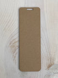 Acrylic BOOKMARK BLANK Sets of 5, Acrylic Blank, Bookmark Blank 2" x 6" with Slit DIY Bookmark