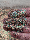 TIN ROOF - Copper, Black & Iridescent Film That Shifts to Green Chunky Glitter Mix, Fall Glitter, Patina Colors, Polyester Solvent Resistant