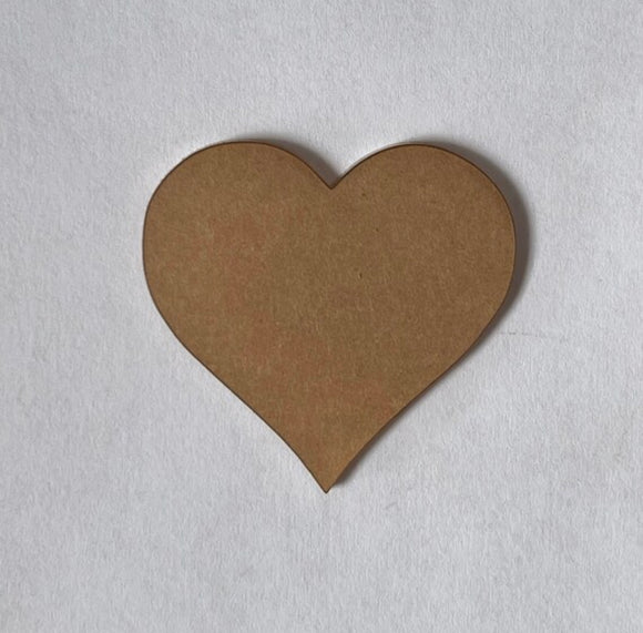 HEART Shape Acrylic Blank Base, Sets of 5 Valentine Blank, Clear No Hole Heart Shape Badge Reel Cover, Heart Acrylic Blank Base, Acrylic Blank for Vinyl (sets of 5)