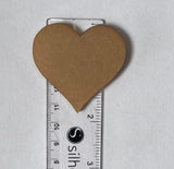 HEART Shape Acrylic Blank Base, Sets of 5 Valentine Blank, Clear No Hole Heart Shape Badge Reel Cover, Heart Acrylic Blank Base, Acrylic Blank for Vinyl (sets of 5)