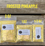 FROSTED PINEAPPLE - Custom Blend - Chunky Yellow Iridescent Holographic Glitter - Polyester Glitter - Solvent Resistant