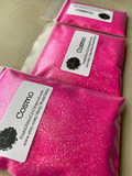 COSMO - Hot Pink Ultra Fine Iridescent Glitter - Polyester Glitter - Solvent Resistant - Iridescent Glitter-Neon Pink Glitter