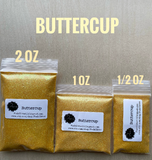 BUTTERCUP - Yellow Iridescent Ultra Fine Glitter - Polyester Glitter - Solvent Resistant
