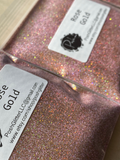 ROSE GOLD HOLO - Rose Gold Glitter - Ultra Fine Loose Glitter - Polyester Glitter - Solvent Resistant