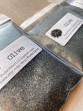 OLIVE - Olive Green Ultra Fine Glitter - Polyester Glitter - Solvent Resistant
