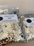PLATINUM 2MM - Gold 2MM Hex Cut Glitter - Polyester Glitter - Solvent Resistant