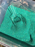BLUE LAGOON - Teal Green Fine Holographic Ultra Fine Glitter - Polyester Glitter - Solvent Resistant