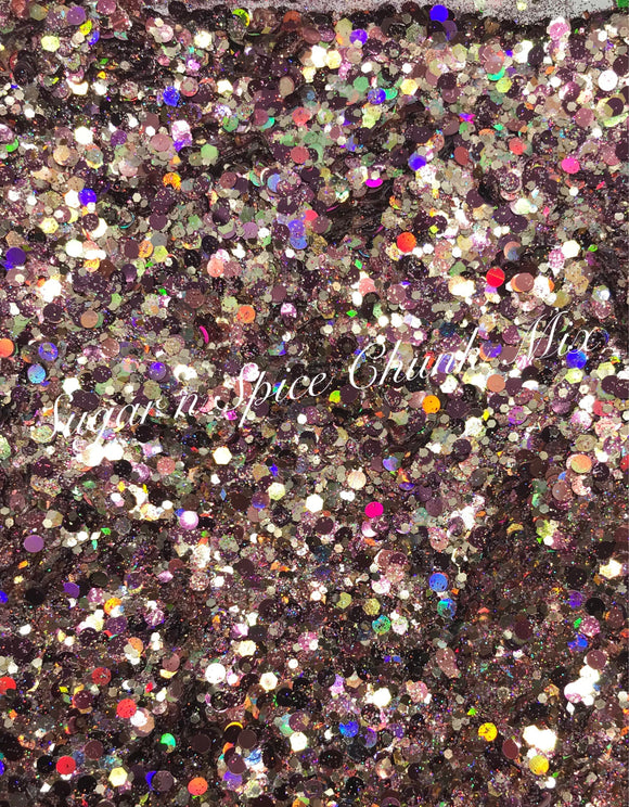 SUGAR & SPICE Chunky Mix - Polyester Glitter - Solvent Resistant