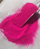 COSMO - Hot Pink Ultra Fine Iridescent Glitter - Polyester Glitter - Solvent Resistant - Iridescent Glitter-Neon Pink Glitter