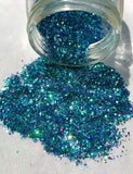 BLUE CRUSH - Blue Chunky Glitter Mix - Polyester Glitter - Solvent Resistant