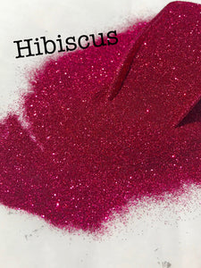 HIBISCUS - Pink Ultra Fine Loose Glitter - Polyester Glitter - Solvent Resistant
