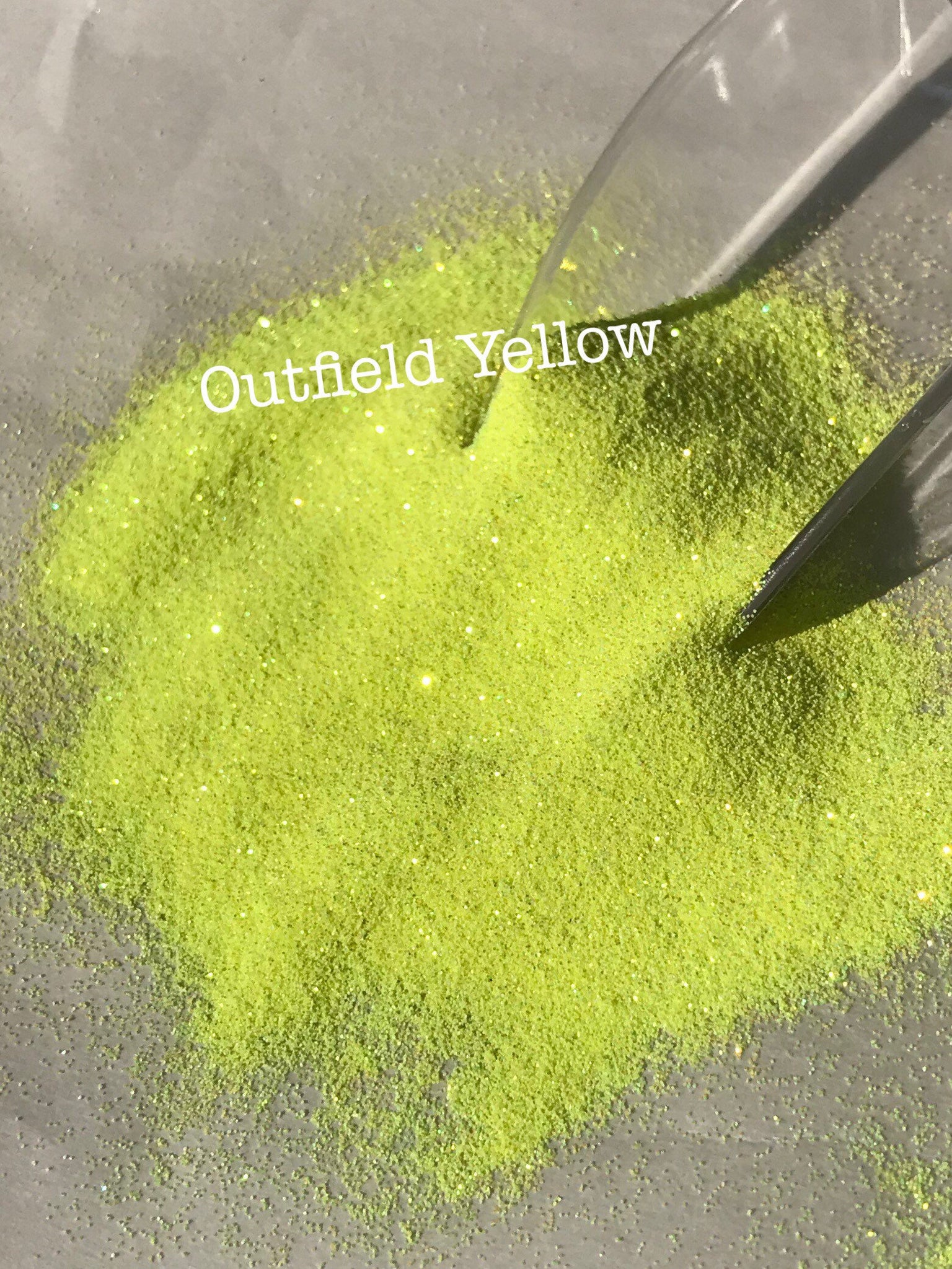 Softball Fine Yellow Glitter
