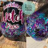 WITCHES BREW - Black Purple & Silver Custom Glitter Blend - Polyester Glitter - Solvent Resistant - Iridescent