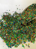 SPECTRUM - Primary Color Custom Glitter Blend - Chunky Glitter - Polyester Glitter - Solvent Resistant