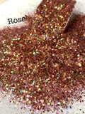 ROSE' - Chunk Mix - Polyester Glitter - Solvent Resistant