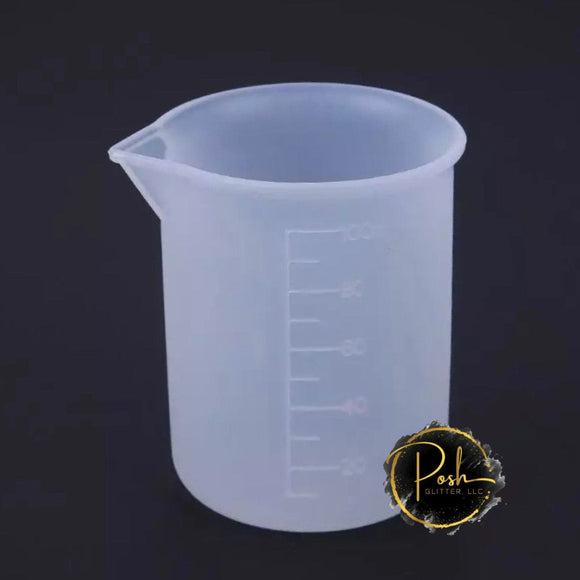 SILICONE MEASURING CUP - 100 ml - Craft Tools -  Reusable Measuring Cup