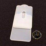 SILICONE LUGGAGE TAG Card Holder Mold - Luggage Tag Mold - Shiny Mold - Backpack Name Tag Mold