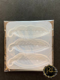 BARRETTE MOLD  - Hair Clip Mold - Semi Transparent SILICONE Molds - Shiny Mold - DIY Hair Clip Mold