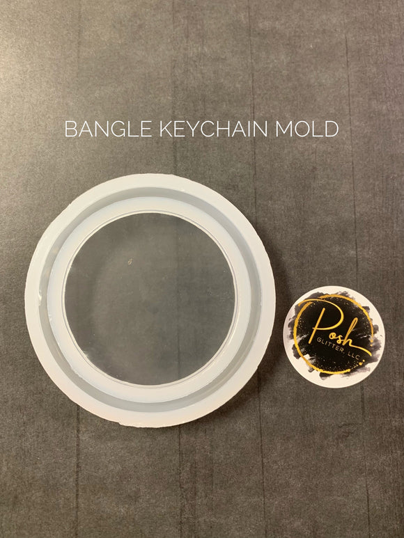 SILICONE BANGLE KEY Chain Mold Small - Bangle Mold - Resin Bangle Mold - Silicone Mold _ Bracelet Mold