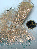 LUSH - Custom Glitter Blend - Gold Chunky Glitter Mix - Polyester Glitter - Solvent Resistant