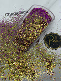 CHAMELEON - Pink Gold Color Shift - 1MM Hex Cut Glitter - Polyester Glitter - Solvent Resistant