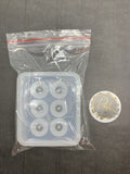 SILICONE BEAD Mold - Bead Mold - Shiny Molds - 16mm - 6 Cavity Round - DIY Beads - Resin Beads