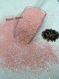 RIZZO - Pink .8MM Hex Chunk - Polyester Glitter - Solvent Resistant - Pink Glitter