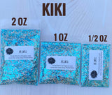 KIKI - Teal Gold Glitter - Custom Blend - Chunky Mix - Polyester Glitter - Solvent Resistant