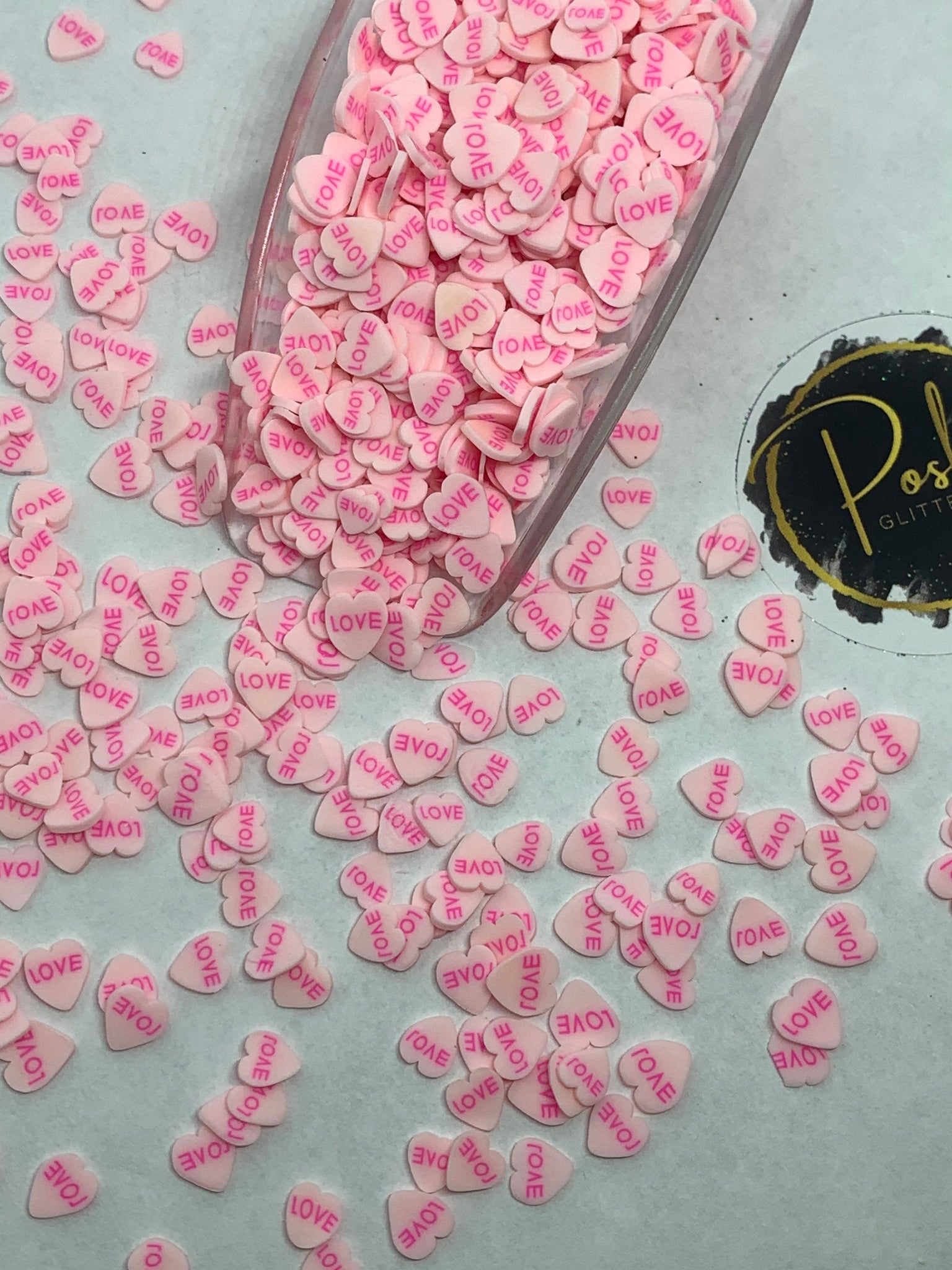 Mix Love Letter Polymer Clay Sprinkles, Valentines Heart Themed Sprink –  Kawaiicraftdiy