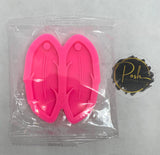FEATHER EARRING MOLD - SILICONE Molds - Shiny Mold - Large - Earring Mold - Keychain Mold