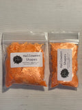 Halloween Shapes - Polyester Glitter - Solvent Resistant - Orange - Witch Pumpkin Cat