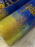 FROSTED PINEAPPLE - Custom Blend - Chunky Yellow Iridescent Holographic Glitter - Polyester Glitter - Solvent Resistant