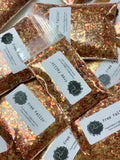 FREE FALLIN - Red, Orange & Gold Fall Glitter Chunky Mix - Polyester Glitter - Solvent Resistant