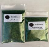 MISTLETOE GREEN - Dark Green Ultra Fine Loose Glitter - Polyester Glitter - Solvent Resistant