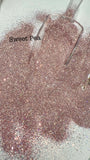 SWEET PEA HOLO - Rose Pink Glitter - Ultra Fine Loose Glitter - Polyester Glitter - Solvent Resistant