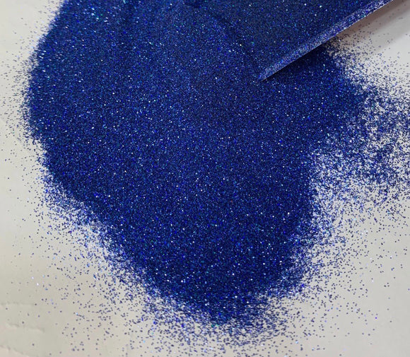 BLEED BLUE - Blue Ultra Fine Loose Glitter - Polyester Glitter - Solvent Resistant