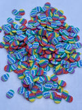 EASTER EGGS - Polymer Clay Eggs - Fake Sprinkles - Sprinkles for Crafts - Easter Sprinkles