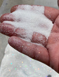 CHRIS-TAL - White Iridescent Ultra Fine Glitter-  Polyester Glitter - Solvent Resistant