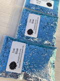 ICE BLUE 1MM - Light Blue Color Shift Glitter - Hex Cut - Polyester Glitter - Solvent Resistant