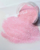 FLAMINGO PINK - Ultra Fine Pink Translucent Loose Glitter - Polyester Glitter - Solvent Resistant