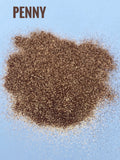 PENNY - Copper Glitter - Ultra Fine Loose Glitter - Polyester Glitter - Solvent Resistant