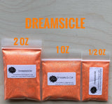 DREAMSICLE- Orange Glitter •Ultra Fine Orange Glitter - Polyester Glitter - Solvent Resistant -